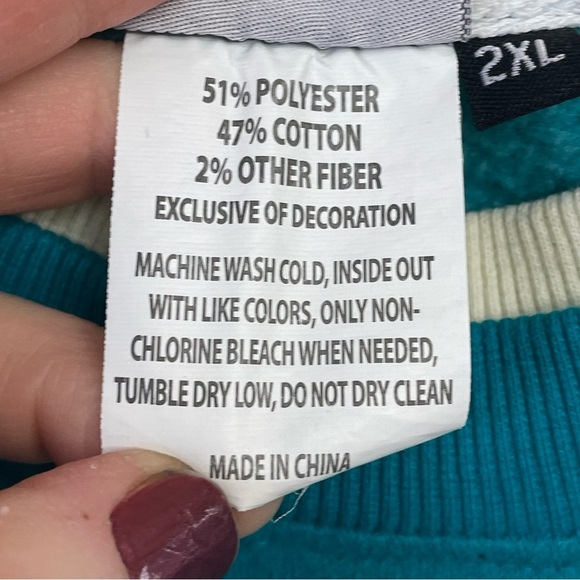 King universal Peacock Sweatshirt Size 2XL colorful grannycore - Picture 3 of 8